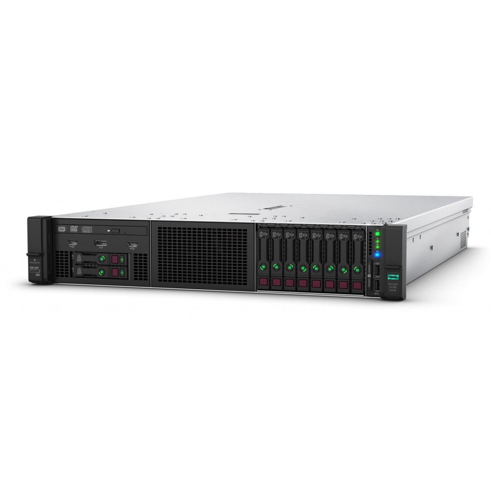 Сервер HPE Proliant DL180 Gen10, 1(up2)x 4208 Xeon-S 8C 2.1GHz, 1x16GB-R DDR4, S100i/ZM (RAID 0,1,5,10) noHDD (8 SFF 2.5