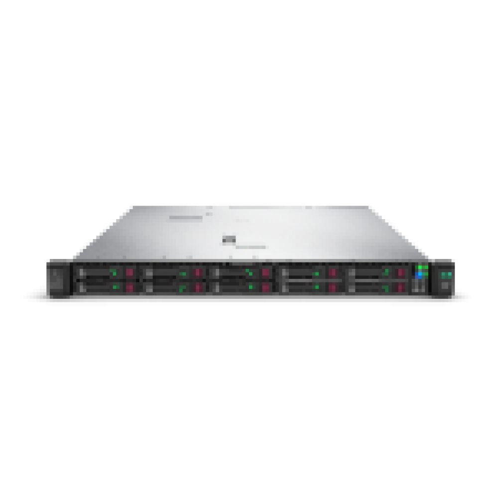 Сервер HPE Proliant DL360 Gen10 Silver 4114 Rack(1U)/Xeon10C 2.2GHz(13.75Mb)/1x32GbR2D_2666/P408i-aFBWC(2Gb/RAID 0/1/10/5/50/6/60)/2x300GB_15K(8/ 10+1up)SFF/noDVD/iLOstd/4x1GbEth/EasyRK/2x 500wFPlat
