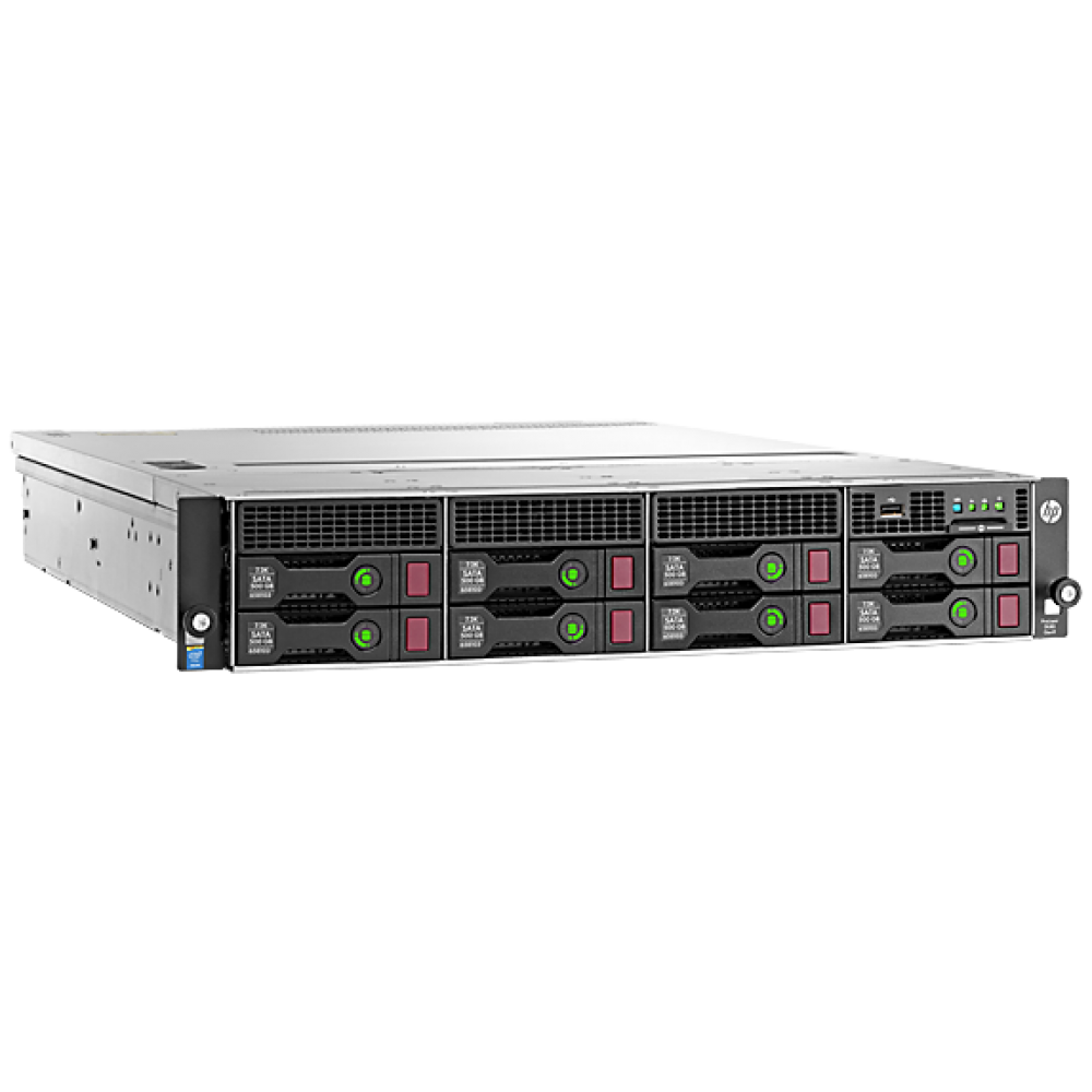 Сервер HPE Proliant DL80 Gen9, 1(up2)x E5-2603v4 6C 1.7GHz, 1x8GB-R DDR4-2400T, B140i/ZM (RAID 1+0/5/5+0) 2x1TB 6G SATA 7.2K HP (8 LFF 3.5