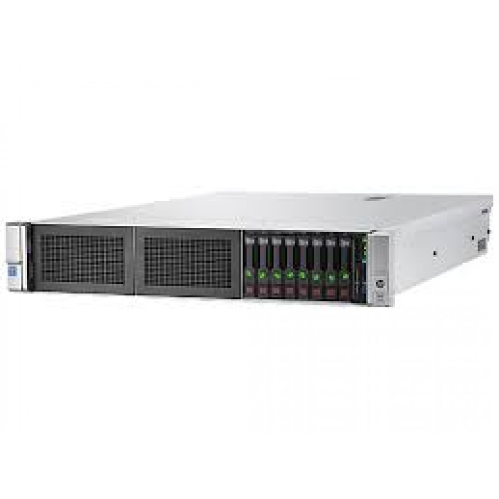 Сервер HPE Proliant DL380 Gen9, 1(up2)x E5-2620v3 6C 2.4 GHz, DDR4-2133 2x8GB-R, P440ar/2GB (RAID 1+0/5/5+0/6/6+0) 2x300GB 15K SAS (8/16 SFF 2.5'' HP) 1x500W Flex Plat (up2), 4x1Gb/s,DVDRW,iLO4.2,Rack2U,3-3-3