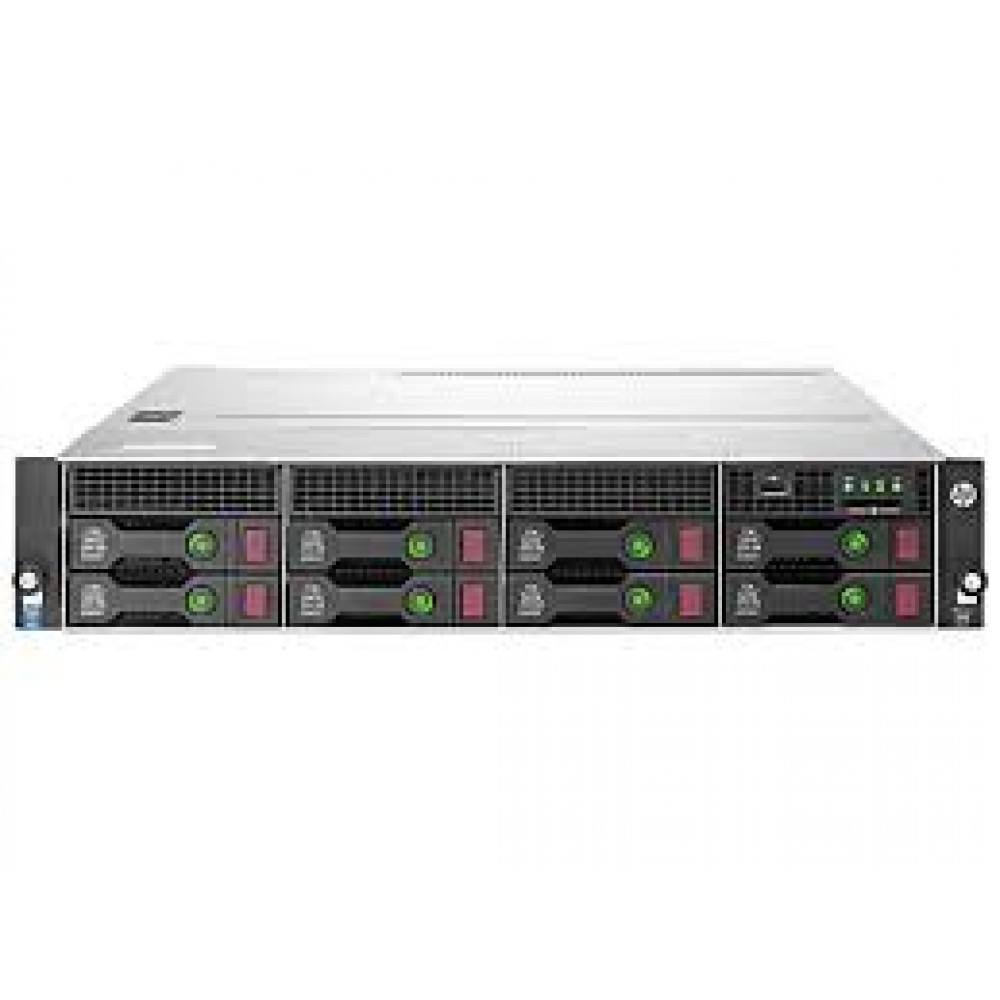Сервер HPE Proliant DL80 Gen9, 1(up2)x E5-2603v4 6C 1.7GHz, 1x8GB-R DDR4-2400T, B140i/ZM (RAID 1+0/5/5+0) noHDD (4 LFF 3.5'' NHP) 1x550W NHP NonRPS,2x1Gb/s,noDVD,iLO4.2, Rack2U, 1-1-1