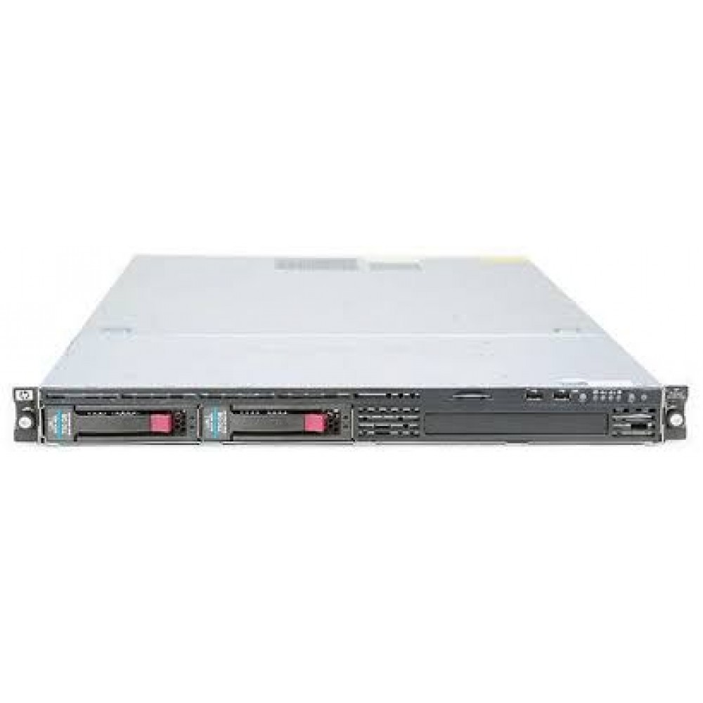 Сервер HP ProLiant DL320G5p X3065 1GB (1URack X2, 33GHzQuadCore/8Mb/1x1024mb/4po rt SATA RAID(0,1)/250GB NHP(2) /DVD/iLO2 std/2xGigEth)