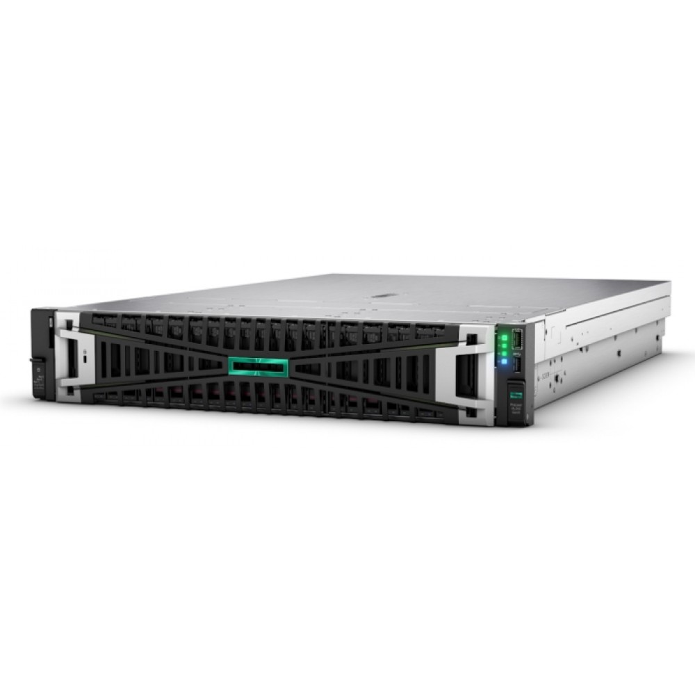 Сервер HPE ProLiant DL345 Gen11 9124 3.0GHz 16-core 1P 32GB-R MR408i-o 8LFF 1000W PS EU Server