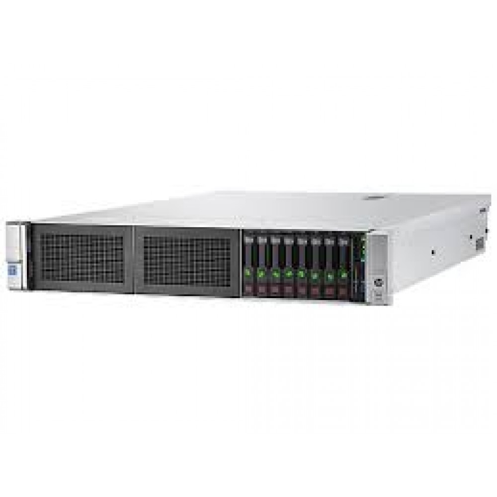 Сервер HPE Proliant DL380 Gen9, 2x E5-2650v3 10C 2.3 GHz, DDR4-2133 2x16GB-R, P440ar/2GB (RAID 1+0/5/5+0/6/6+0) noHDD (8/16 SFF 2.5'' HP) 2x800W Flex Plat (up2), 4x1Gb/s+2x10Gb FlexLOM,DVDRW,iLO4.2Adv,Rack2U,3-3-3