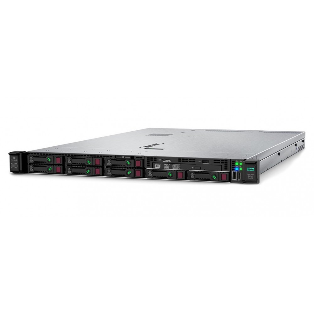Сервер HPE Proliant DL160 Gen10, 1(up2)x 4208 Xeon-S 8C 2.1GHz, 1x16GB-R DDR4, S100i/ZM (RAID 0,1,5,10) noHDD (8 SFF 2.5