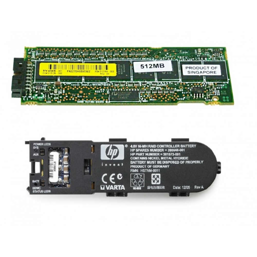 Кэш-память с батарейкой 405148-B21 HP Smart Array P400 512MB BBWC,1192