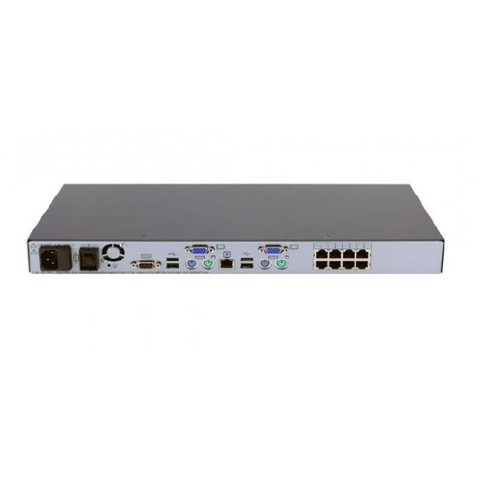 Коммутатор для консолей AF616A, AF651A HP Server console switch 0x2x8 KVM,1022