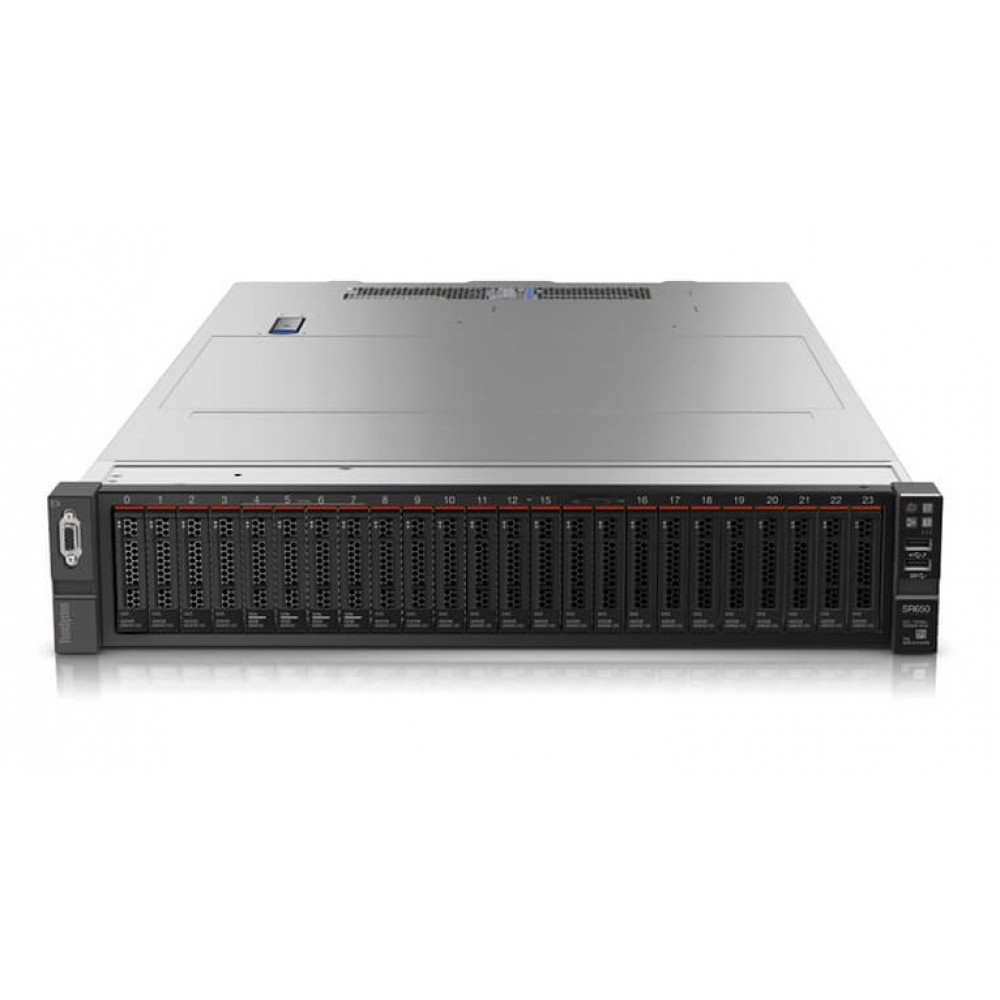 Сервер 7X06A04LEA Lenovo ThinkSystem SR650 Xeon 4110, 16GB, 8SFF(up to 24), SR 9308i, noGbE, 1x750W,391
