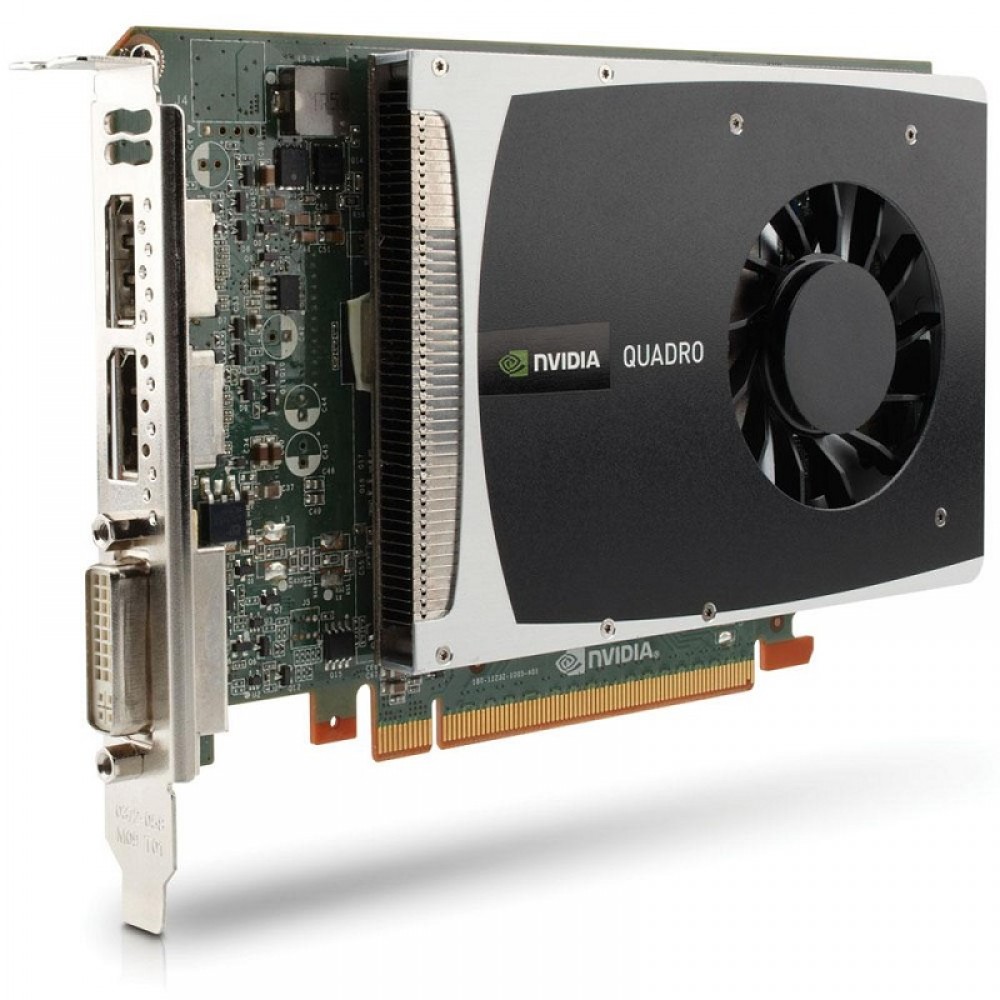 Видеокарта WS094AA HP nVidia Quadro 2000 1GB PCIE 2xDP DVI,1542
