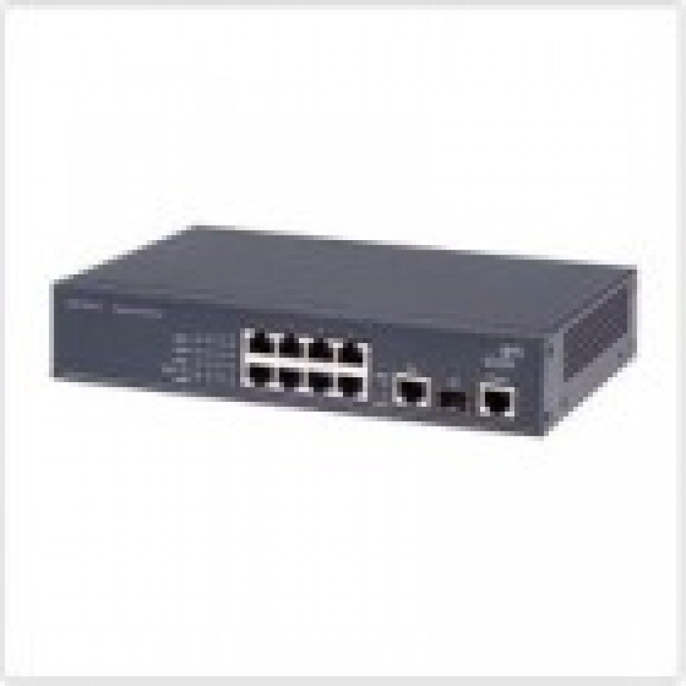 Коммутатор JE022A HP 2520-8-PoE Switch (8 ports 10/100 PoE + 2 10/100/1000 or 2 SFP,850