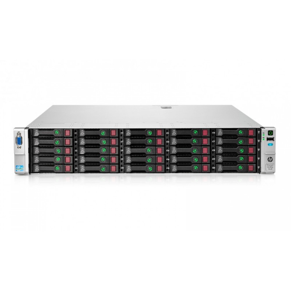 Сервер 704558-421 HP ProLiant DL380p Gen8 Rack(2U)/2xXeon8C E5-2650v2, 2x16Gb,2218